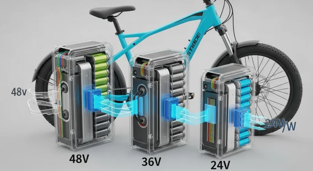 48v vs 36v vs 24v Electric Bike Batteries Which One to Choose