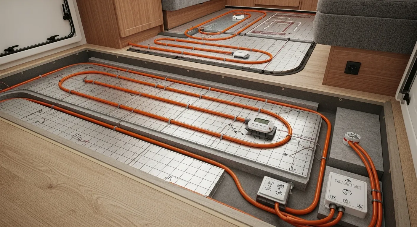 Caravan Underfloor Heating