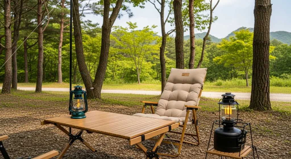 Campsite Comfort and Furniture