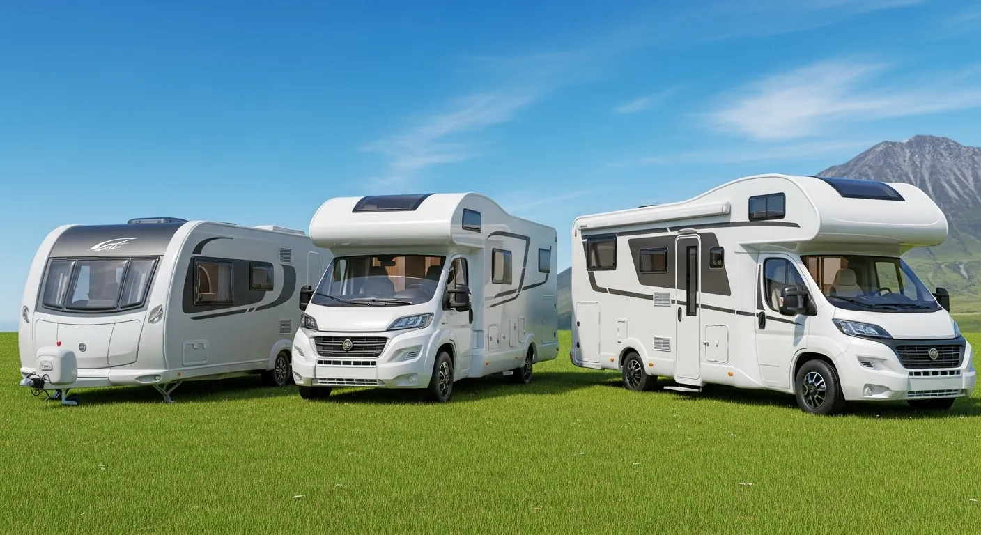 Caravan vs Campervan vs Motorhome
