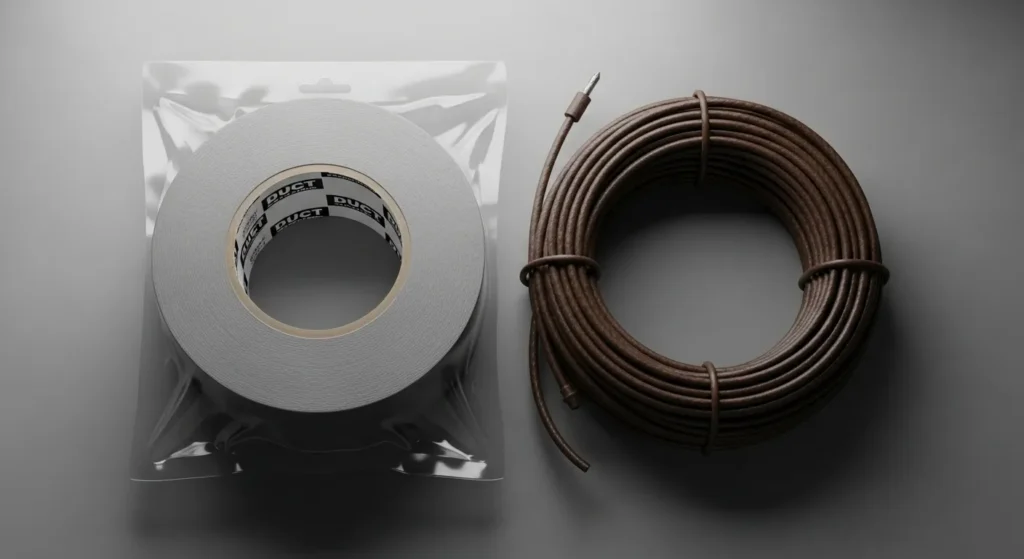 Pack Duct Tape and Cord