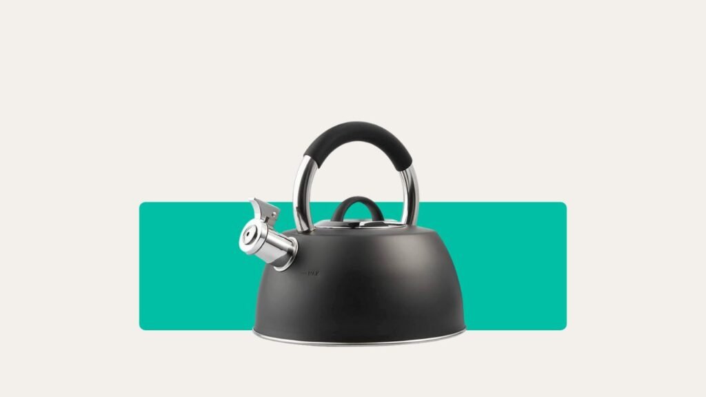 VonShef Stainless Steel Whistling Kettle